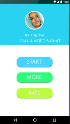 Video Call Karol Gzy Simulator android App screenshot 0