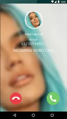 Video Call Karol Gzy Simulator android App screenshot 1