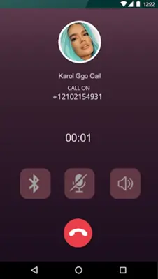 Video Call Karol Gzy Simulator android App screenshot 2