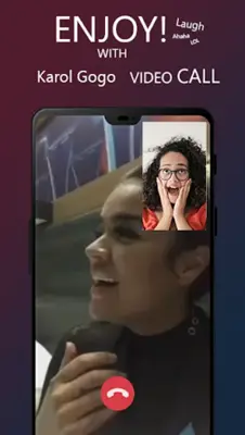 Video Call Karol Gzy Simulator android App screenshot 4